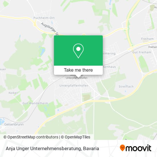 Anja Unger Unternehmensberatung map