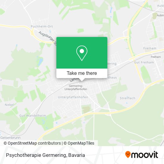 Psychotherapie Germering map