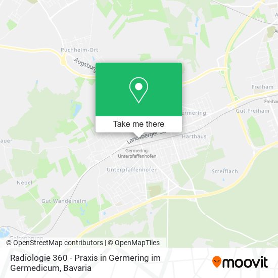 Radiologie 360 - Praxis in Germering im Germedicum map