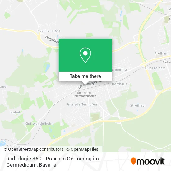 Карта Radiologie 360 - Praxis in Germering im Germedicum