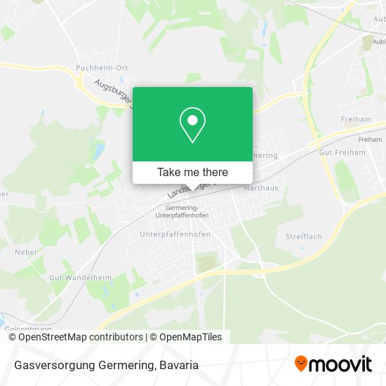 Gasversorgung Germering map