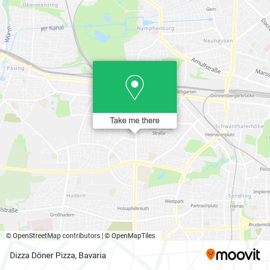 Dizza Döner Pizza map