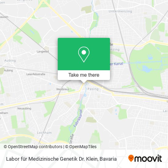 Labor für Medizinische Genetik Dr. Klein map