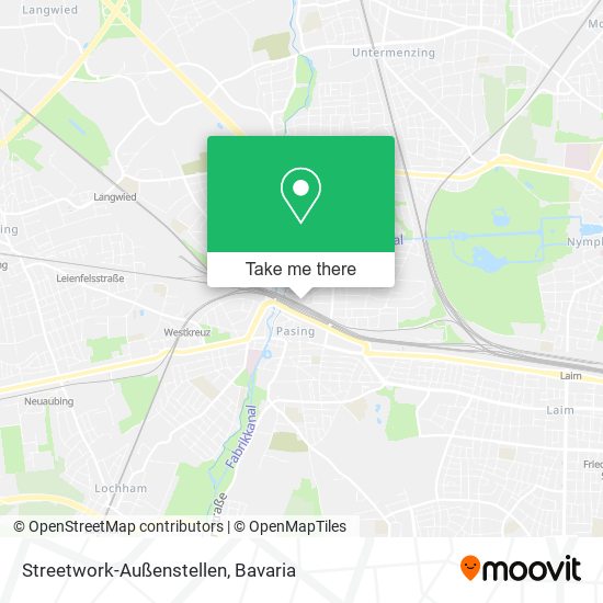 Streetwork-Außenstellen map