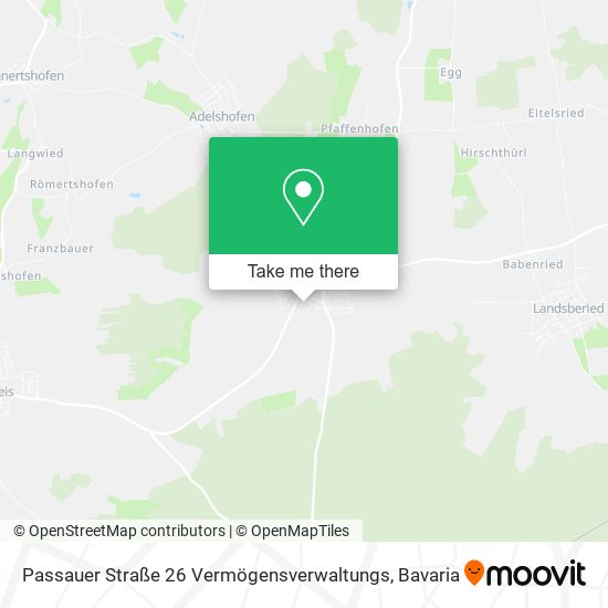 Passauer Straße 26 Vermögensverwaltungs map