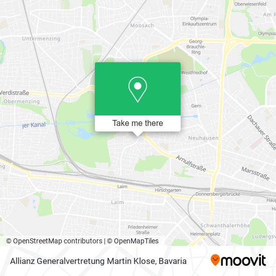 Allianz Generalvertretung Martin Klose map