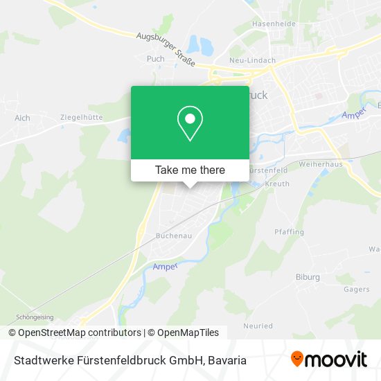 Stadtwerke Fürstenfeldbruck GmbH map