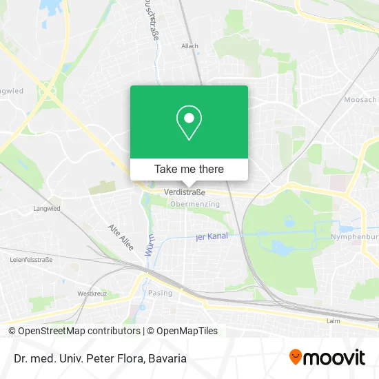 Карта Dr. med. Univ. Peter Flora