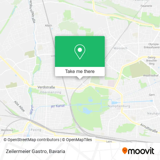 Карта Zeilermeier Gastro