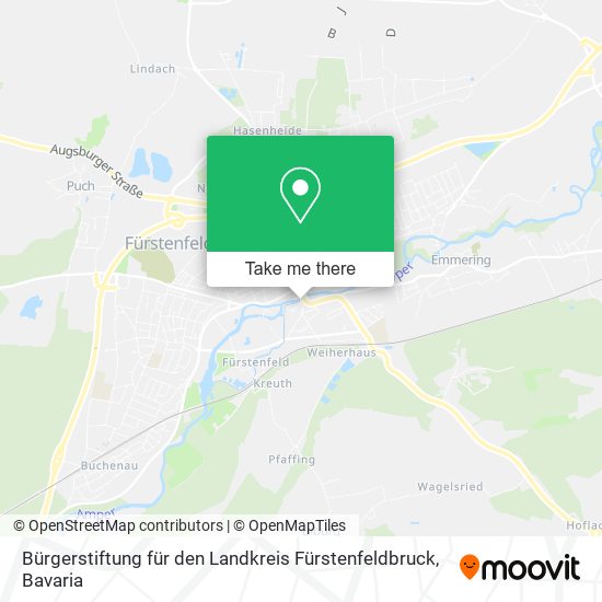 Bürgerstiftung für den Landkreis Fürstenfeldbruck map