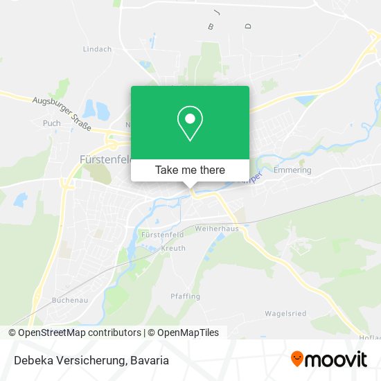 Debeka Versicherung map