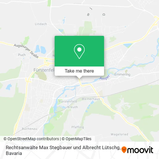 Карта Rechtsanwälte Max Stegbauer und Albrecht Lütschg