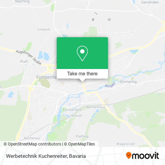 Werbetechnik Kuchenreiter map