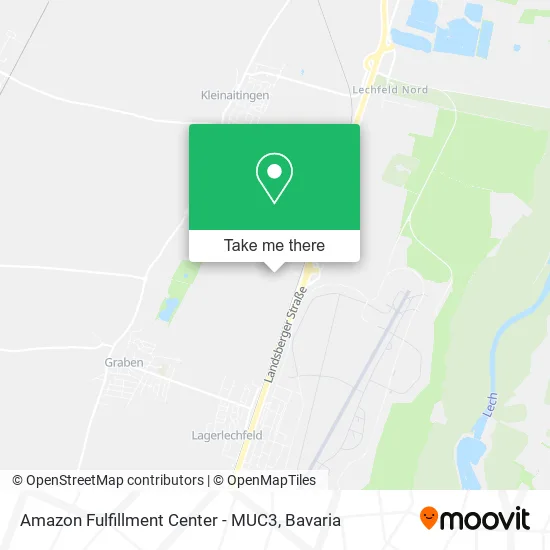 Карта Amazon Fulfillment Center - MUC3