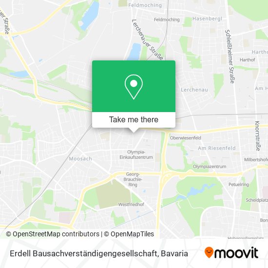 Erdell Bausachverständigengesellschaft map