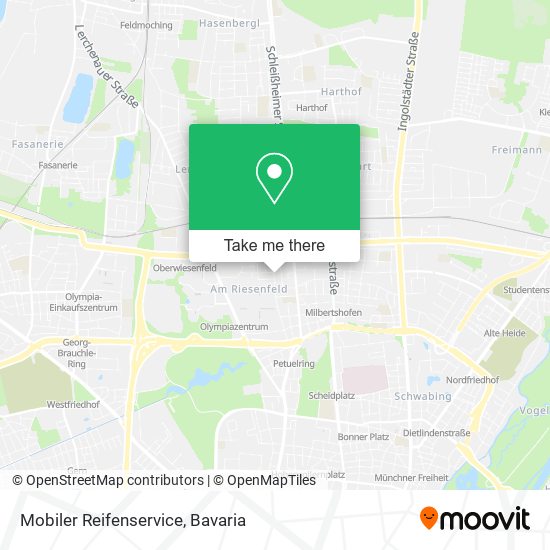 Mobiler Reifenservice map