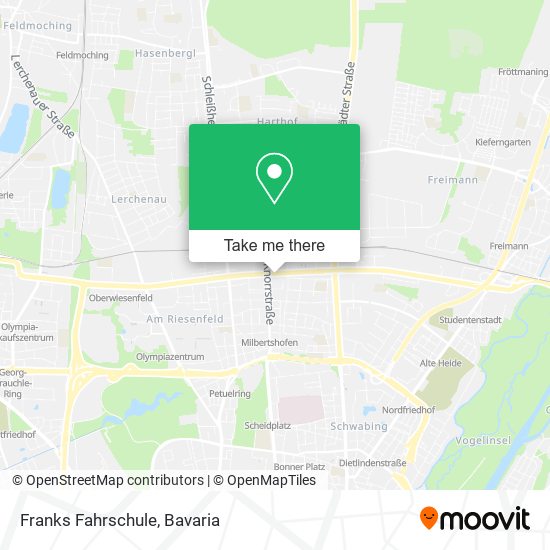 Franks Fahrschule map