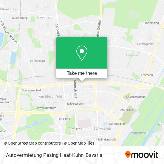 Autovermietung Pasing Haaf-Kuhn map