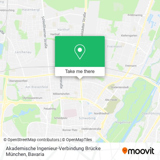 Akademische Ingenieur-Verbindung Brücke München map