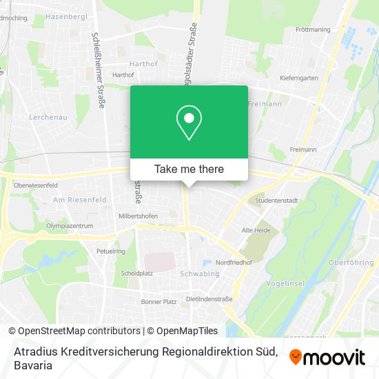 Atradius Kreditversicherung Regionaldirektion Süd map