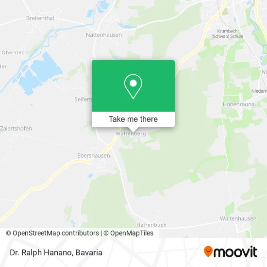 Карта Dr. Ralph Hanano