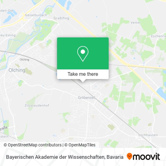 Bayerischen Akademie der Wissenschaften map