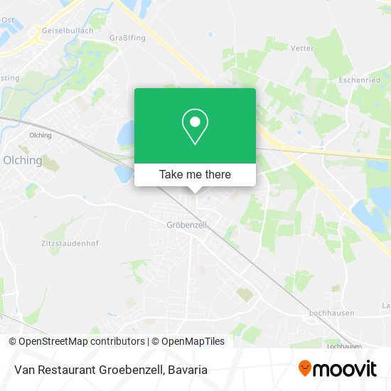 Van Restaurant Groebenzell map