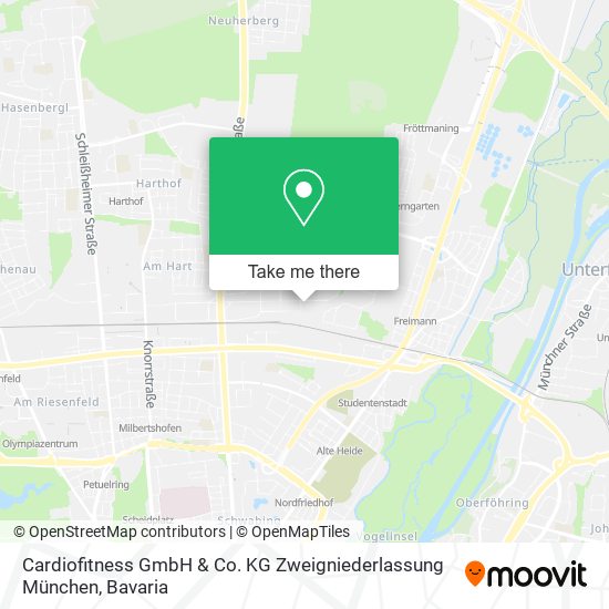 Cardiofitness GmbH & Co. KG Zweigniederlassung München map