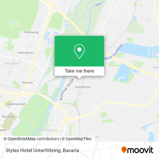 Карта Styles Hotel Unterföhring