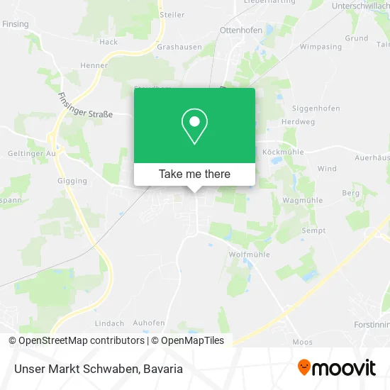 Карта Unser Markt Schwaben