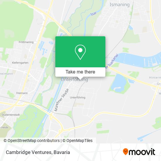 Cambridge Ventures map