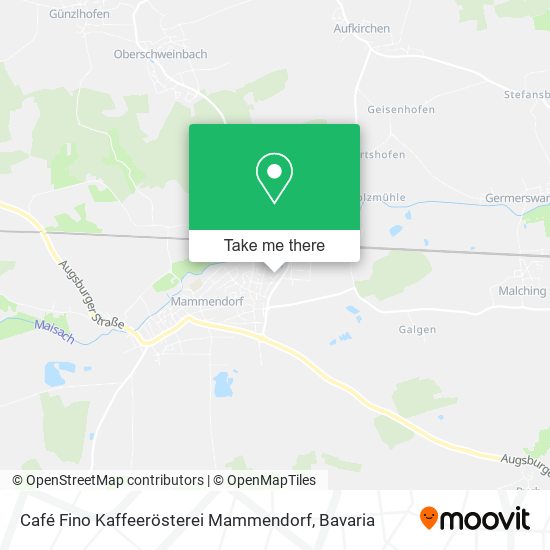 Café Fino Kaffeerösterei Mammendorf map