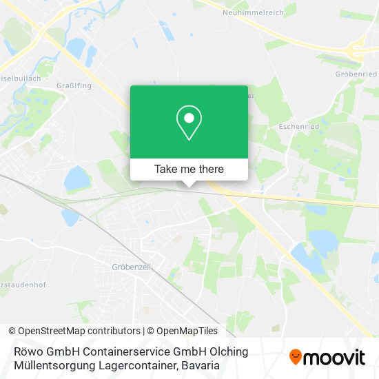 Röwo GmbH Containerservice GmbH Olching Müllentsorgung Lagercontainer map
