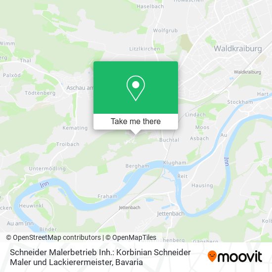 Schneider Malerbetrieb Inh.: Korbinian Schneider Maler und Lackierermeister map