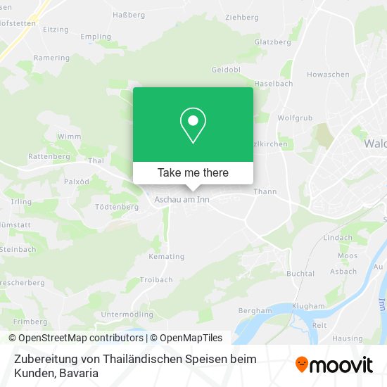 Zubereitung von Thailändischen Speisen beim Kunden map