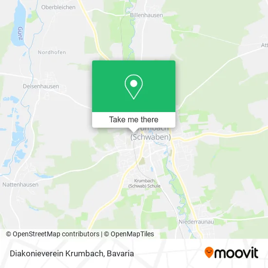 Карта Diakonieverein Krumbach