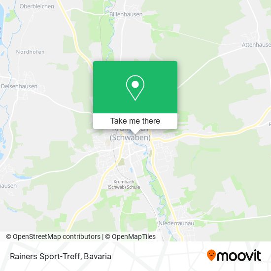 Rainers Sport-Treff map