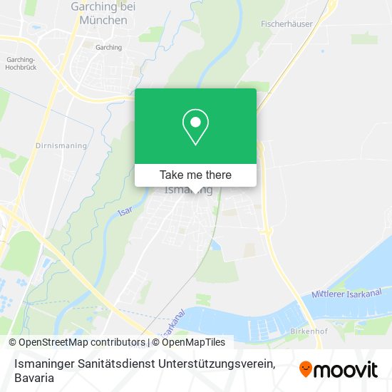 Ismaninger Sanitätsdienst Unterstützungsverein map