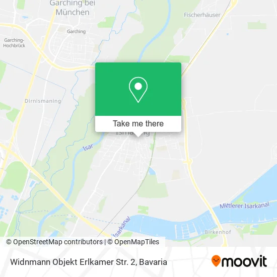 Карта Widnmann Objekt Erlkamer Str. 2