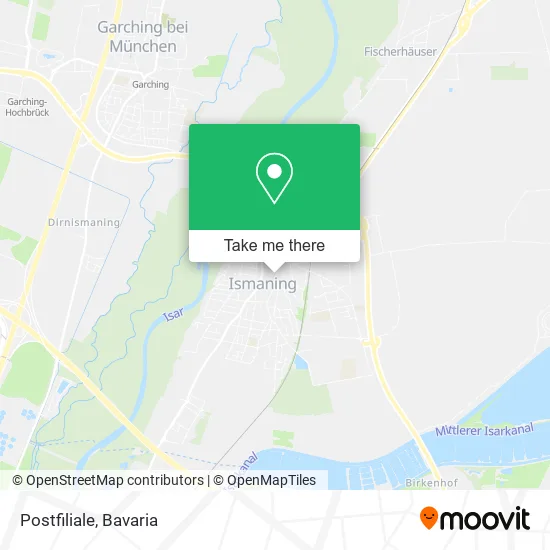 Карта Postfiliale