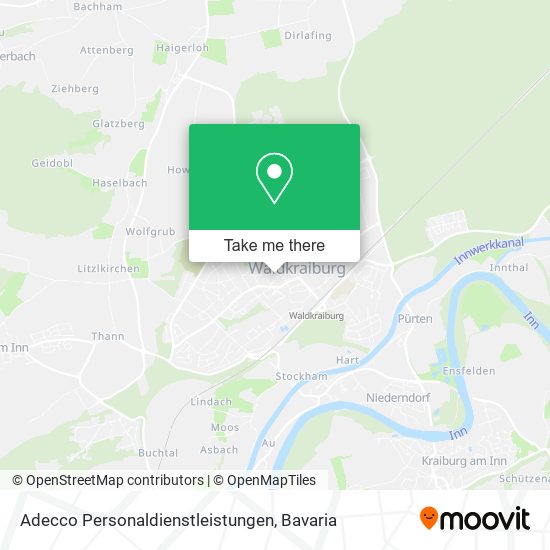 Adecco Personaldienstleistungen map