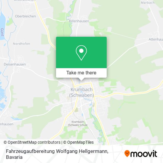 Fahrzeugaufbereitung Wolfgang Hellgermann map