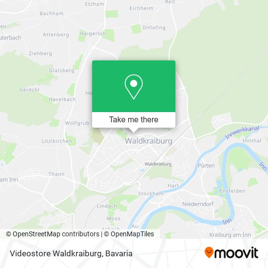 Videostore Waldkraiburg map