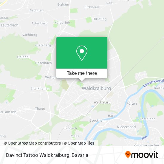 Davinci Tattoo Waldkraiburg map