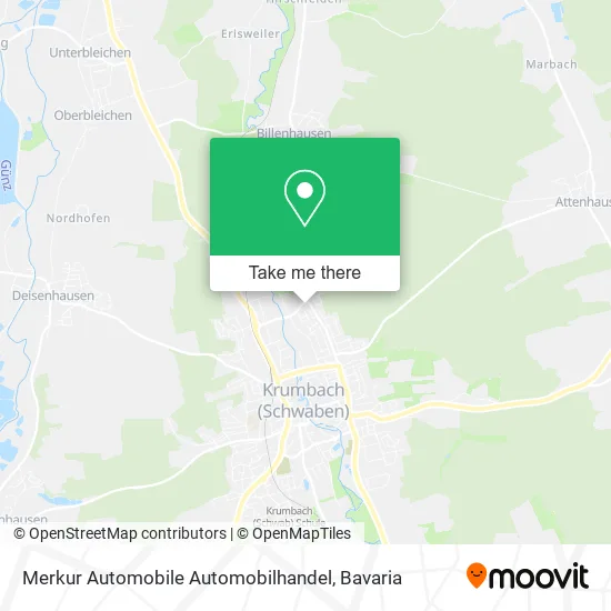 Карта Merkur Automobile Automobilhandel