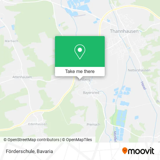 Карта Förderschule