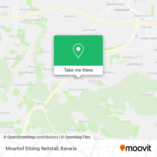 Карта Moarhof Eitzing Reitstall
