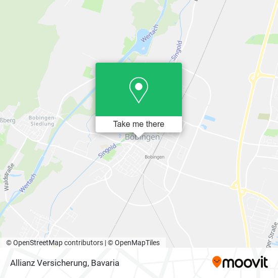 Карта Allianz Versicherung