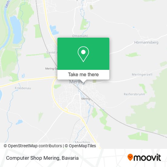 Computer Shop Mering map