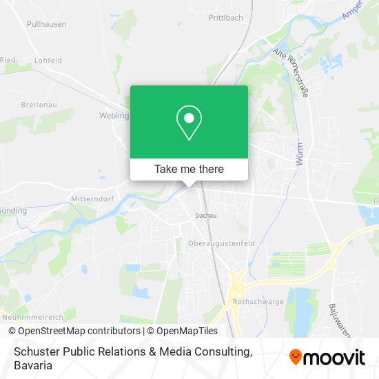 Schuster Public Relations & Media Consulting map